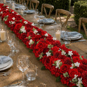 40" x 16" Pre-Arranged Silk Floral Runner Assorted Artificial Flowers
