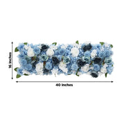 40" x 16" Pre-Arranged Silk Floral Runner Assorted Artificial Flowers