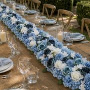 40" x 16" Pre-Arranged Silk Floral Runner Assorted Artificial Flowers