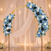 40" x 16" Pre-Arranged Silk Floral Runner Assorted Artificial Flowers