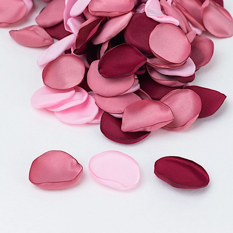 500 Silk Rose Petals For Wedding Party Table Confetti Decoration - Pink