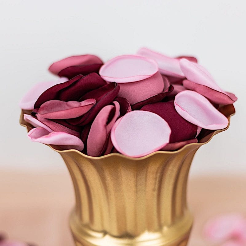 400 Silk Rose Petals Matte Round Artificial Flowers Table Confetti