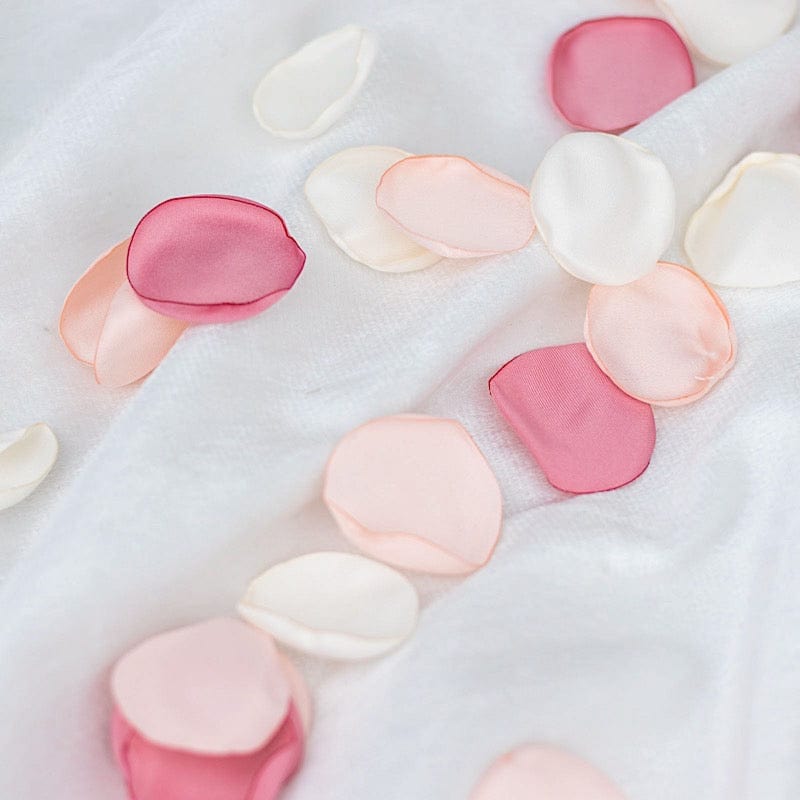 400 Silk Rose Petals Matte Round Artificial Flowers Table Confetti