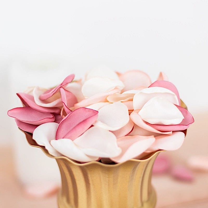 400 Silk Rose Petals Matte Round Artificial Flowers Table Confetti