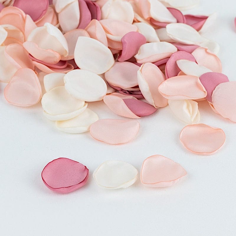 400 Silk Rose Petals Matte Round Artificial Flowers Table Confetti