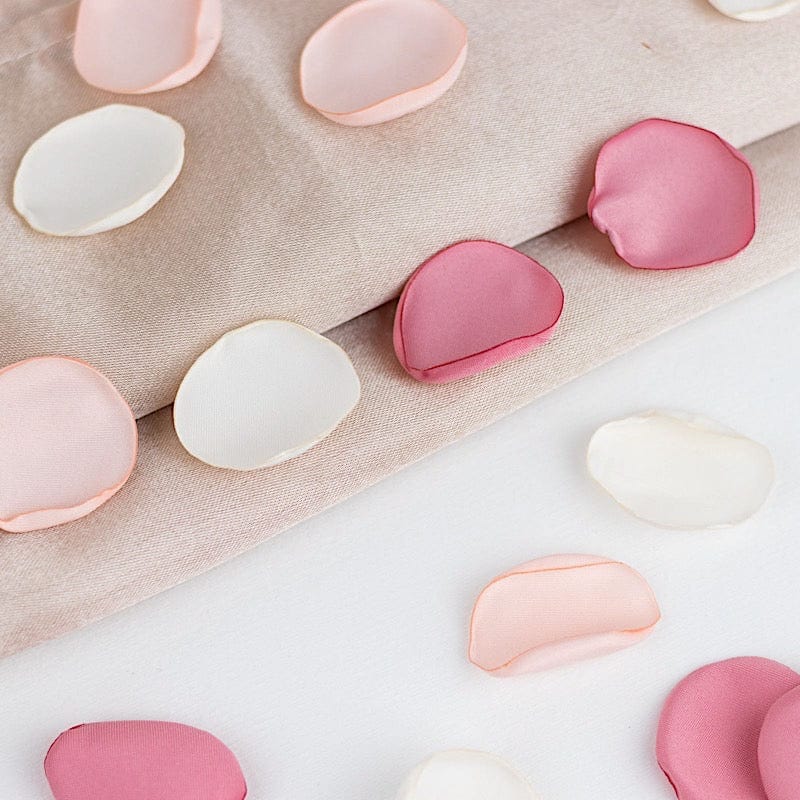 400 Silk Rose Petals Matte Round Artificial Flowers Table Confetti