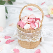 400 Silk Rose Petals Matte Round Artificial Flowers Table Confetti