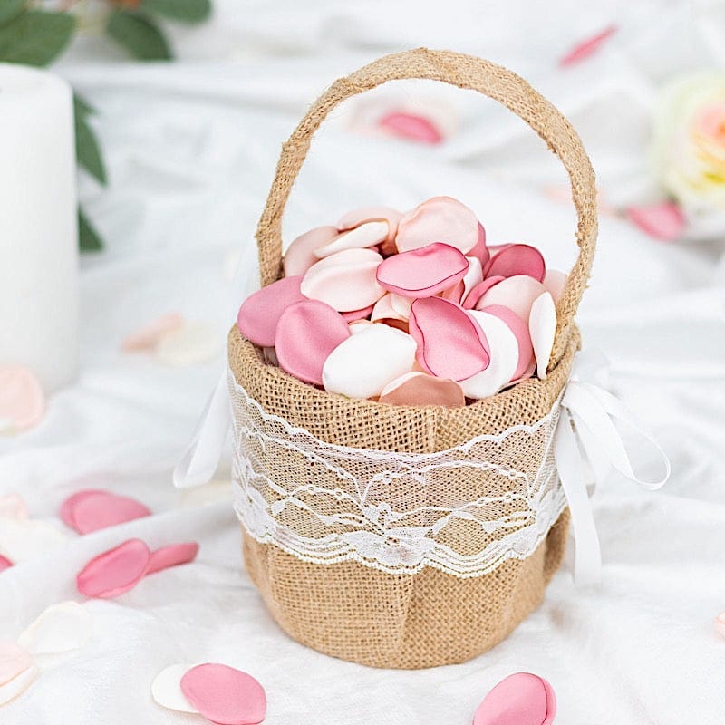 400 Silk Rose Petals Matte Round Artificial Flowers Table Confetti