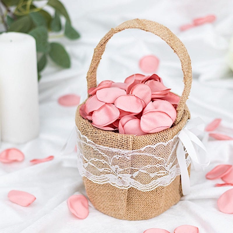 400 Silk Rose Petals Matte Round Artificial Flowers Table Confetti