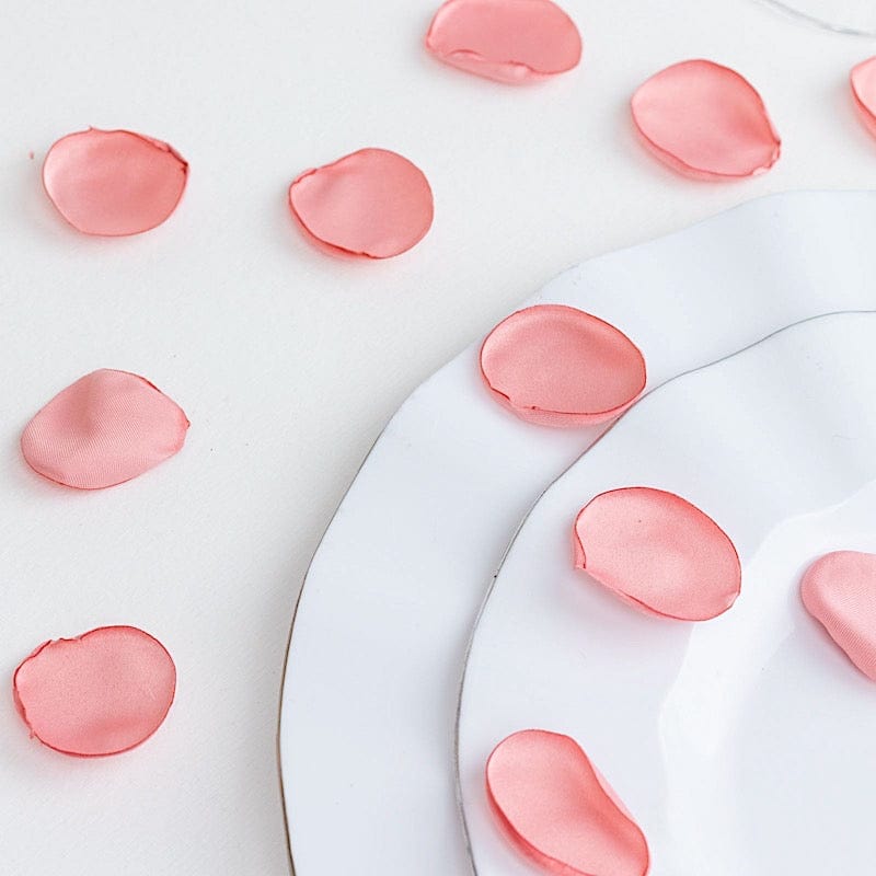 400 Silk Rose Petals Matte Round Artificial Flowers Table Confetti