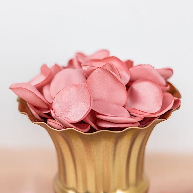 400 Silk Rose Petals Matte Round Artificial Flowers Table Confetti