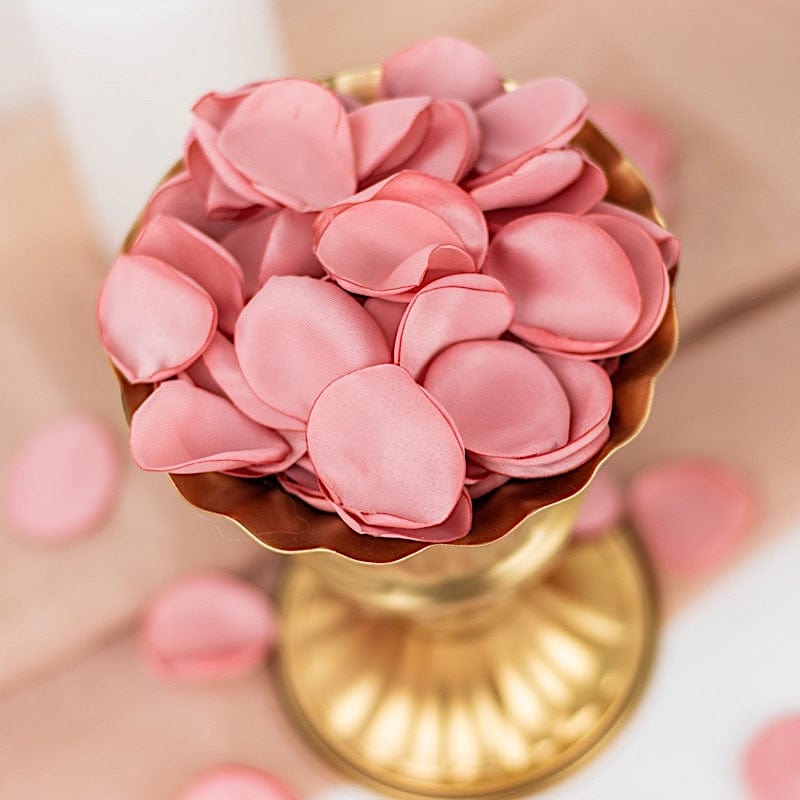 400 Silk Rose Petals Matte Round Artificial Flowers Table Confetti