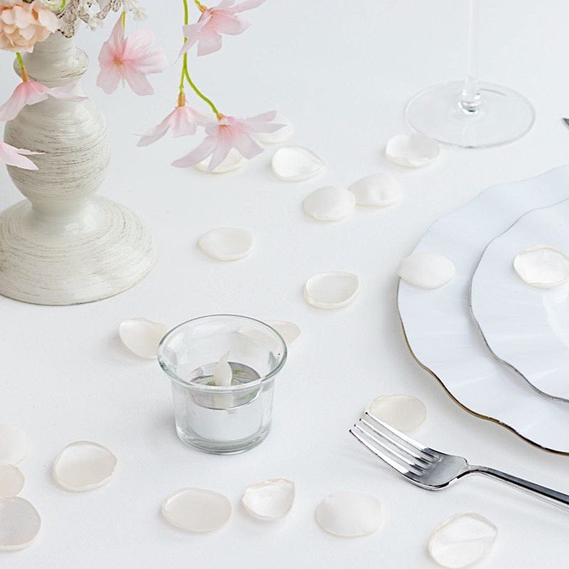 400 Silk Rose Petals Matte Round Artificial Flowers Table Confetti