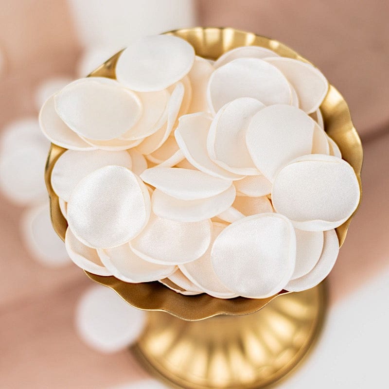 400 Silk Rose Petals Matte Round Artificial Flowers Table Confetti