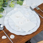 400 Silk Rose Petals Matte Round Artificial Flowers Table Confetti