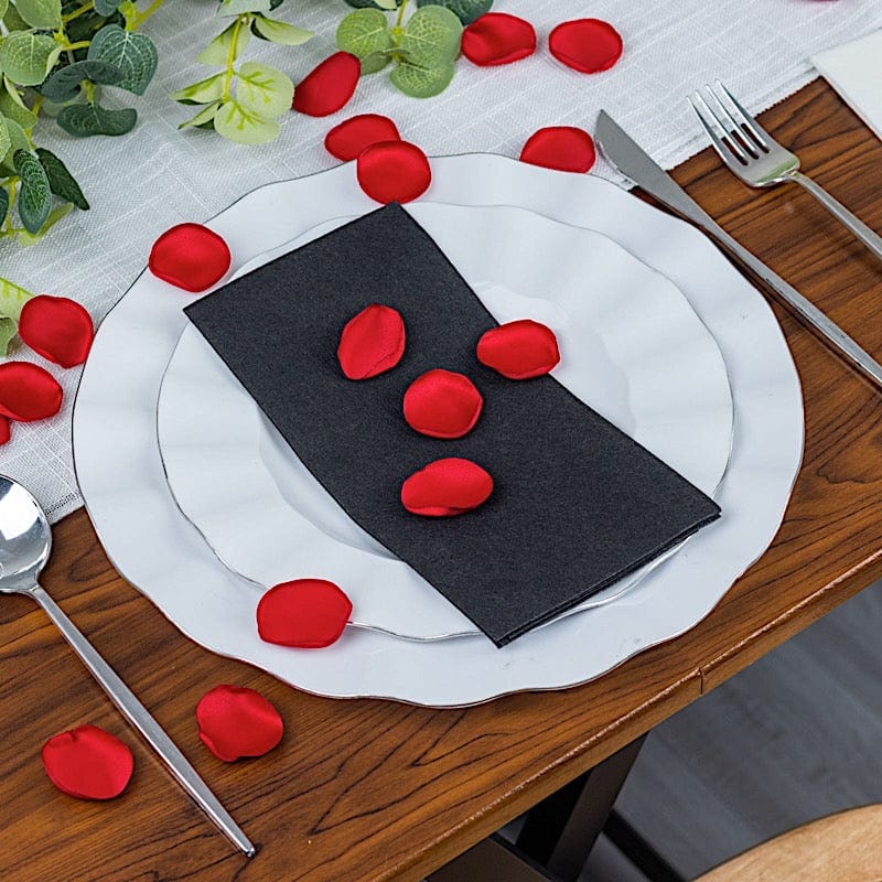 400 Silk Rose Petals Matte Round Artificial Flowers Table Confetti