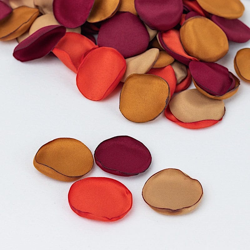 400 Silk Rose Petals Matte Round Artificial Flowers Table Confetti