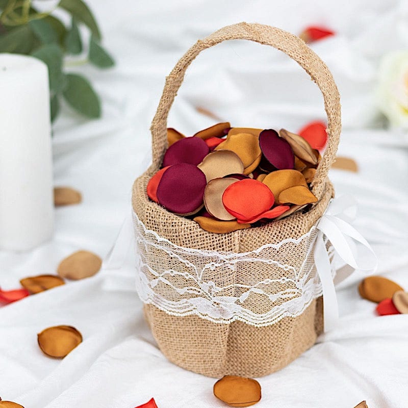 400 Silk Rose Petals Matte Round Artificial Flowers Table Confetti