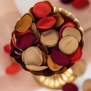 400 Silk Rose Petals Matte Round Artificial Flowers Table Confetti