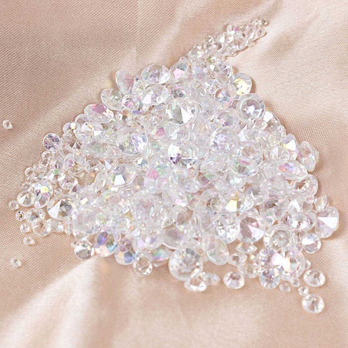 4000 Acrylic Diamond Beads Vase Fillers DIY Crafts Iridescent