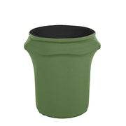 41-50 Gallons Spandex Stretch Round Trash Bin Cover TAB_SPX_TRSB02_GRN