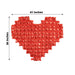 41" x 36" Metallic Heart Mylar Foil Balloon Photo Backdrop - Red BLOON_FOL0024_40_RED
