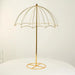 42" Metal Umbrella Flower Stand - Gold IRON_STND20_40_GOLD
