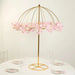 42" Metal Umbrella Flower Stand - Gold IRON_STND20_40_GOLD