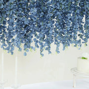 42" tall Silk Wisteria Flowers Hanging Vine Bush