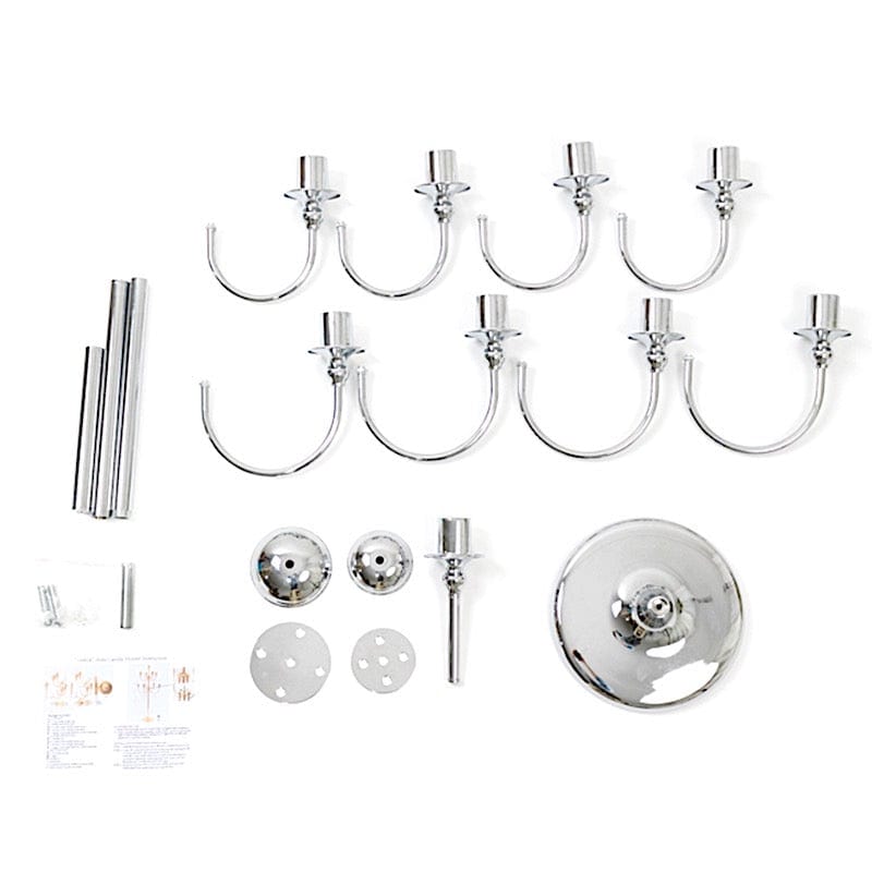 46" 9 Arm Metal Floor Candelabra Candle Holder