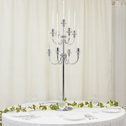 46" 9 Arm Metal Floor Candelabra Candle Holder