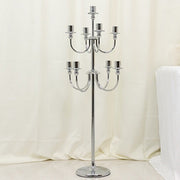 46" 9 Arm Metal Floor Candelabra Candle Holder