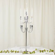 46" 9 Arm Metal Floor Candelabra Candle Holder