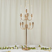 46" 9 Arm Metal Floor Candelabra Candle Holder
