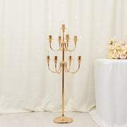 46" 9 Arm Metal Floor Candelabra Candle Holder