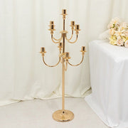 46" 9 Arm Metal Floor Candelabra Candle Holder