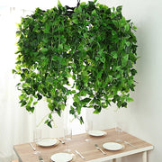 46" Artificial Ivy Leaves Hanging Flower Chandelier  - Green ARTI_CEIL_IVY01_GRN