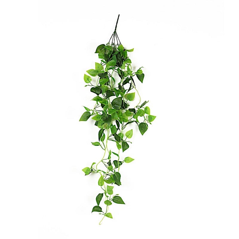 46" Artificial Ivy Leaves Hanging Flower Chandelier  - Green ARTI_CEIL_IVY01_GRN