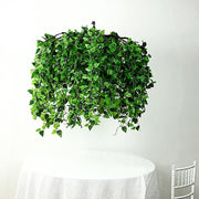 46" Artificial Ivy Leaves Hanging Flower Chandelier  - Green ARTI_CEIL_IVY01_GRN