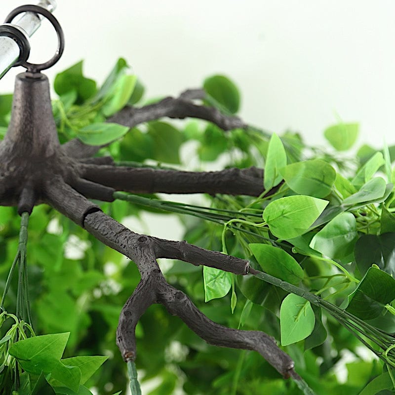 46" Artificial Ivy Leaves Hanging Flower Chandelier  - Green ARTI_CEIL_IVY01_GRN