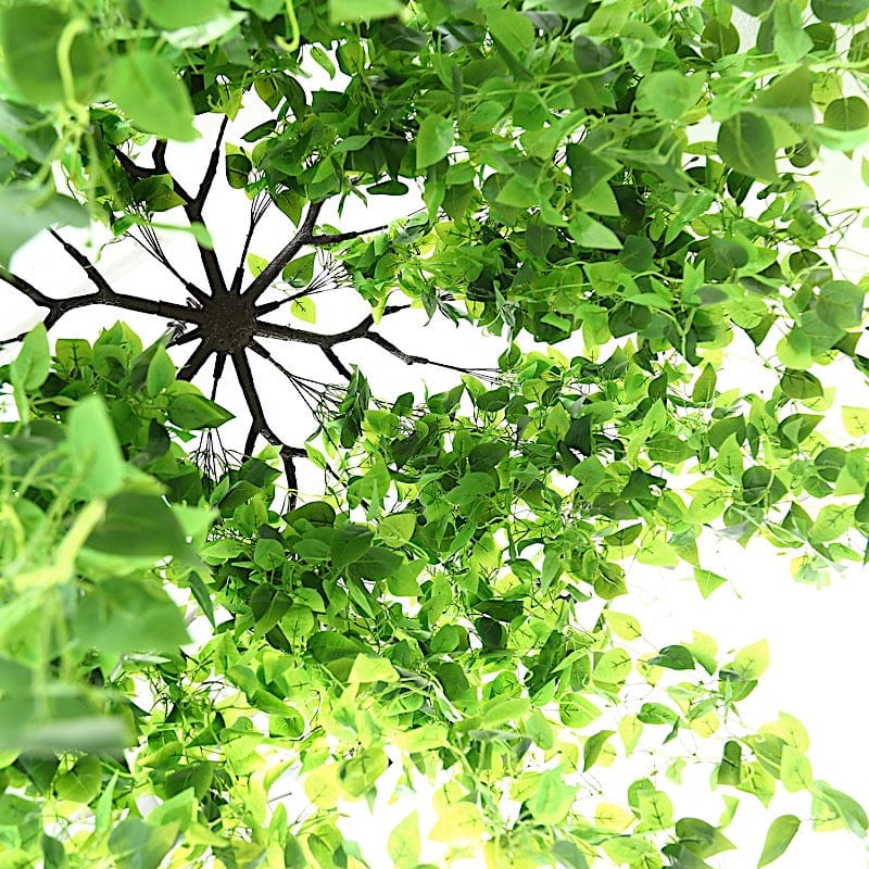 46" Artificial Ivy Leaves Hanging Flower Chandelier  - Green ARTI_CEIL_IVY01_GRN