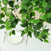 46" Artificial Ivy Leaves Hanging Flower Chandelier  - Green ARTI_CEIL_IVY01_GRN
