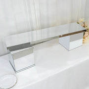 46" x 12" Plexiglass Connector Plate for Rectangular Pedestal Stands