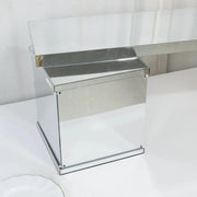 46" x 12" Plexiglass Connector Plate for Rectangular Pedestal Stands