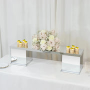 46" x 12" Plexiglass Connector Plate for Rectangular Pedestal Stands