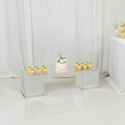 46" x 12" Plexiglass Connector Plate for Rectangular Pedestal Stands