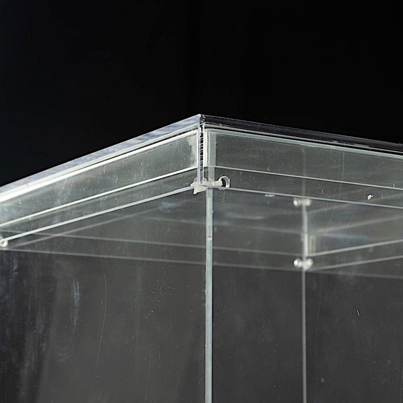 46" x 12" Plexiglass Connector Plate for Rectangular Pillar Pedestal Stands - Clear PROP_BOX_001_B2_45_CLR
