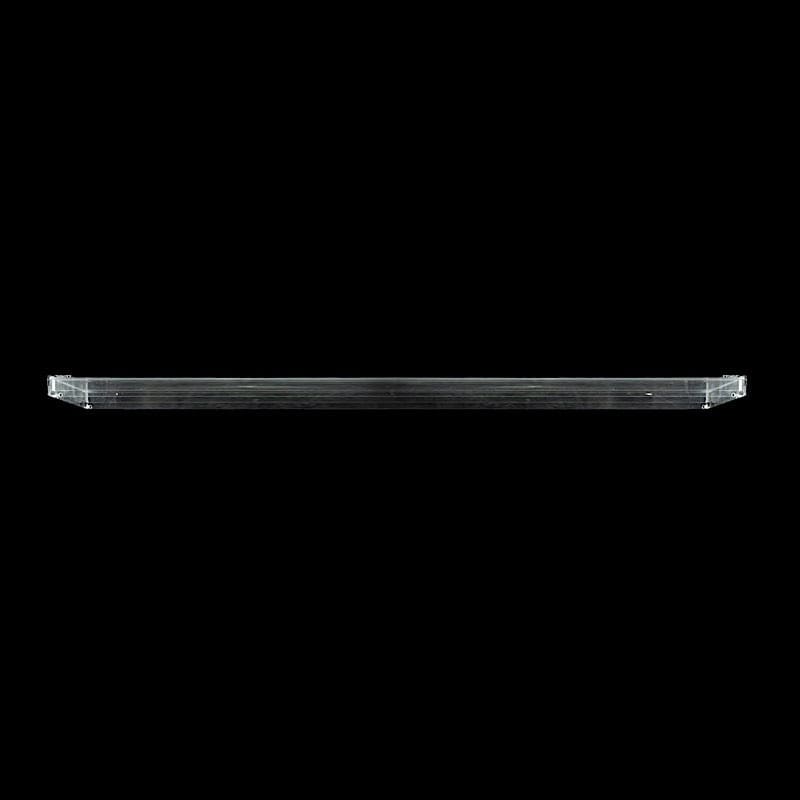 46" x 12" Plexiglass Connector Plate for Rectangular Pillar Pedestal Stands - Clear PROP_BOX_001_B2_45_CLR