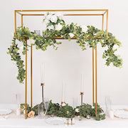 48" Heavy Duty Metal Rectangular Centerpiece Stand - Gold IRON_STND16_48_GOLD