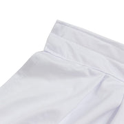 48"x 20 ft  Portable Wrinkle-Free Shirred Pleated Stag Table Skirt